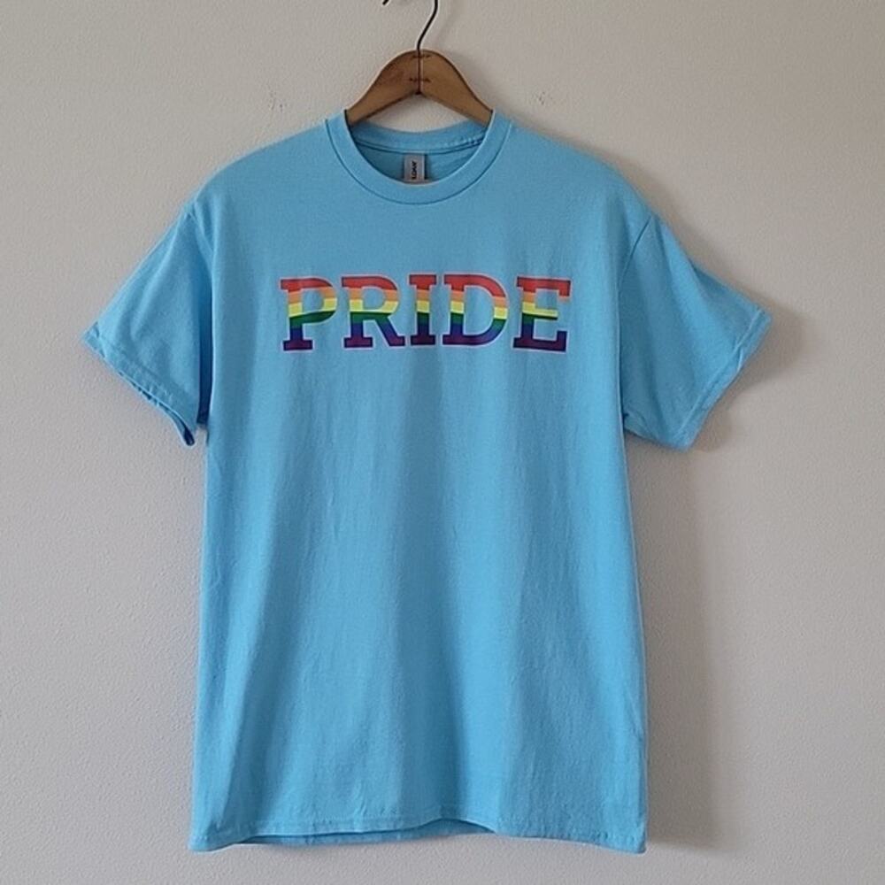Blue PRIDE Short Sleeve Tee Size Medium‎ M